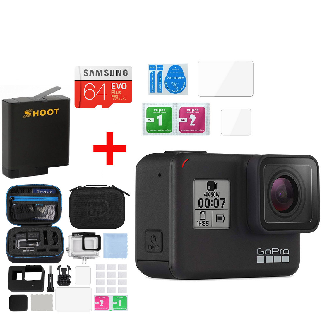 Екшн-камера GoPro Hero7 Black (CHDHX-701-RW)