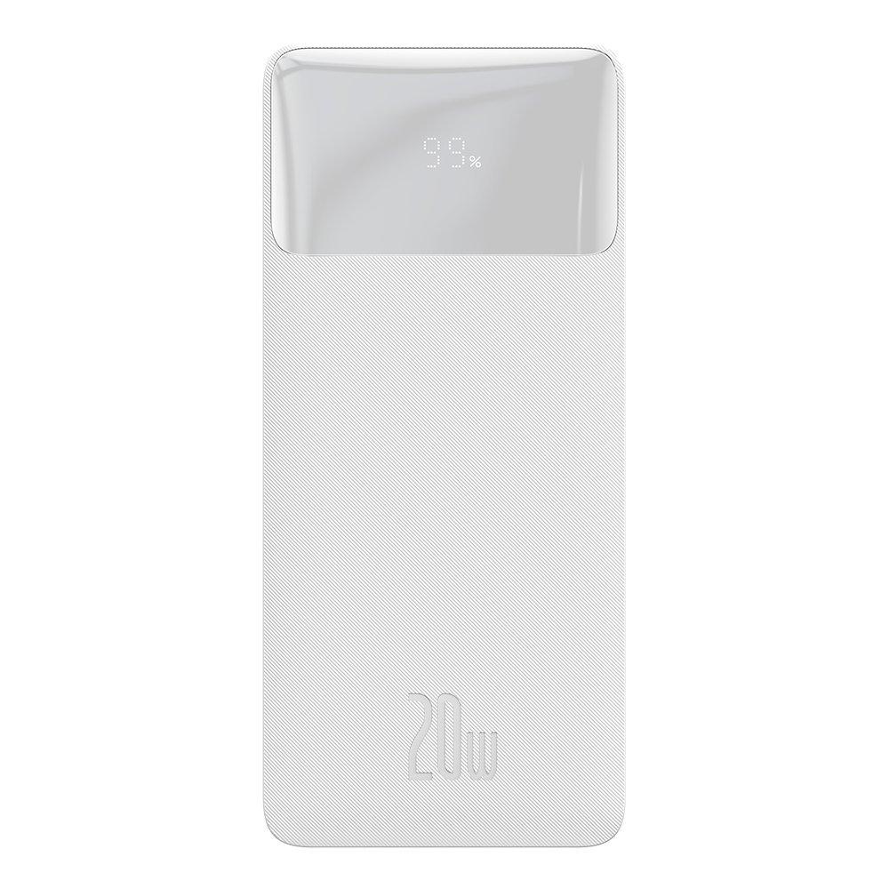 Повербанк 10000 мА·год 20 Вт 2x USB Type-C білий Baseus Bippus MippleML-L02