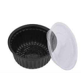 Соусник Itex PS чорний одноразовый 50мл d6,4 см h3,3 см пластик (IT-50чорний /100)