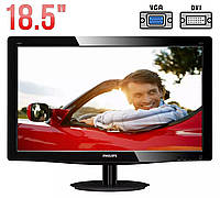 Монитор Philips 196V3L / 18.5" (1366x768) TN / VGA, DVI / VESA 100x100