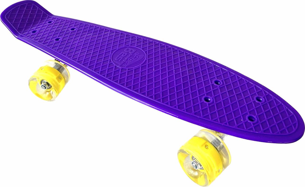 Скейт-піні борд — Penny board (світні колеса) арт. 76761/0660