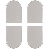 Набір ковпачків AGB Eclipse 3.2, алюміній, матовий хром