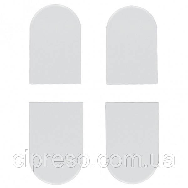 Набір ковпачків Eclipse 3.2, алюміній,  білий, фото 1