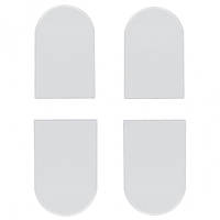 Набір ковпачків Eclipse 3.2, алюміній,  білий