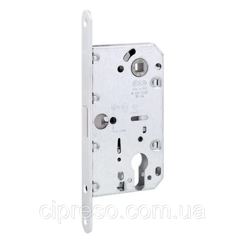 Замок AGB Polaris PZ18/85/50, матовий хром, фото 1
