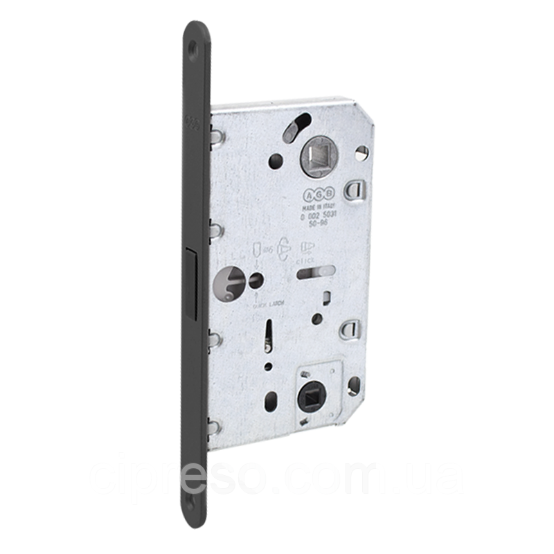 Замок AGB Polaris WC 18/96/50, чорний, фото 1