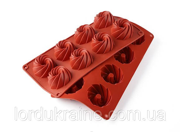 Форма силіконова Профі Астрея 52 мм 8 комірок, фото 1