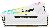 Модуль пам'яті Corsair DDR4 16gb (2x8) Vengeance RGB Pro SL White 3600 Mhz (CMH16GX4M2D3600C18W)