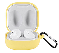 Чехол-накладка CDK Silicone Candy Friendly карабин для Samsung Galaxy Buds FE (R400) (011386) (yellow)