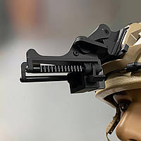 Кріплення для ПНВ PVS14 на шолом, чорний, адаптер на каску для приладу нічного бачення Spina opt PVS покращене