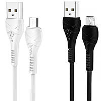 Дата кабель Hoco X37 "Cool power MicroUSB (1m) BAN