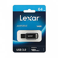 USB флеш-накопичувач 64GB LEXAR JumpDrive V400 (USB 3.0) black