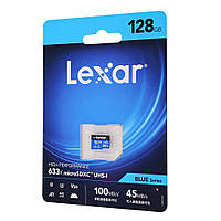 Карта Памяти 128GB Micro SDXC Card LEXAR 633x (Class 10 UHS-I U3)