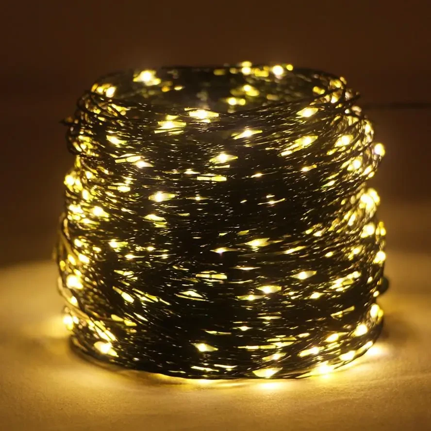 Гірлянда Роса 30 метрів 300 led | Зелений кабель