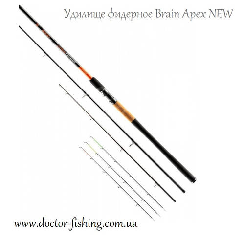 Фидер Brain Apex NEW 3.30m max 60g (Фидерное удилище) (ID#2032432153 ...