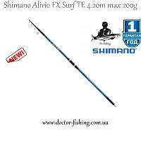 Удилище для морских рыбалок Shimano Alivio FX Surf TE до 200гр 4.20m ()