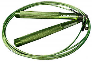Скакалка швидкісна SPEED JUMPROPE Зелений 185 гр (LP8283)
