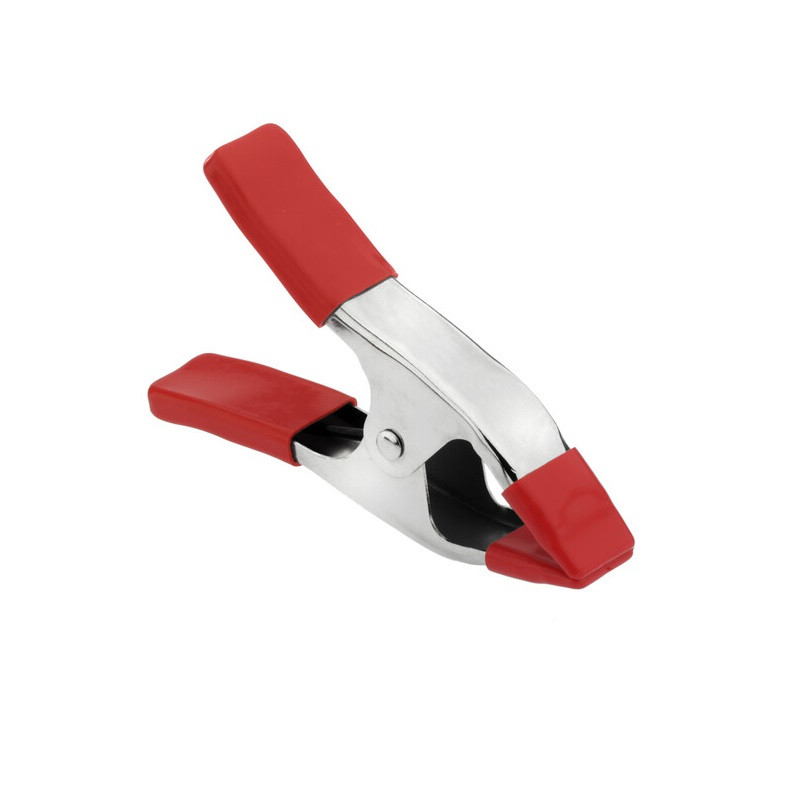 Кліпса прищіпка Visico Metal-Spring-6 large red, фото 1