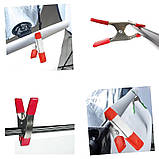 Кліпса прищіпка Visico Metal-Spring-6 large red, фото 4