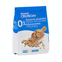 Готовый завтрак Hacendado Crunchy Muesli 0% added sugars 0% sweeteners Hacendado, 500 гр. Доставка від 14 днів