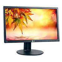 Монитор 24" FullHD 1920*1080 TN LG E2411PU LED VGA DVI USB*2 MM Pivot черный бу B Гар.12мес! #