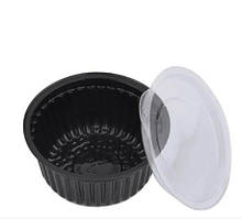 Соусник Itex PS чорний одноразовый 50мл d6,4 см h3,3 см пластик (IT-50чорний /100)