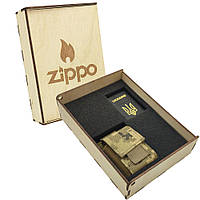 Подарочный набор Zippo Зажигалка 218-U CLASSIC + Коробка + Чехол для системы molle mz05px пиксель