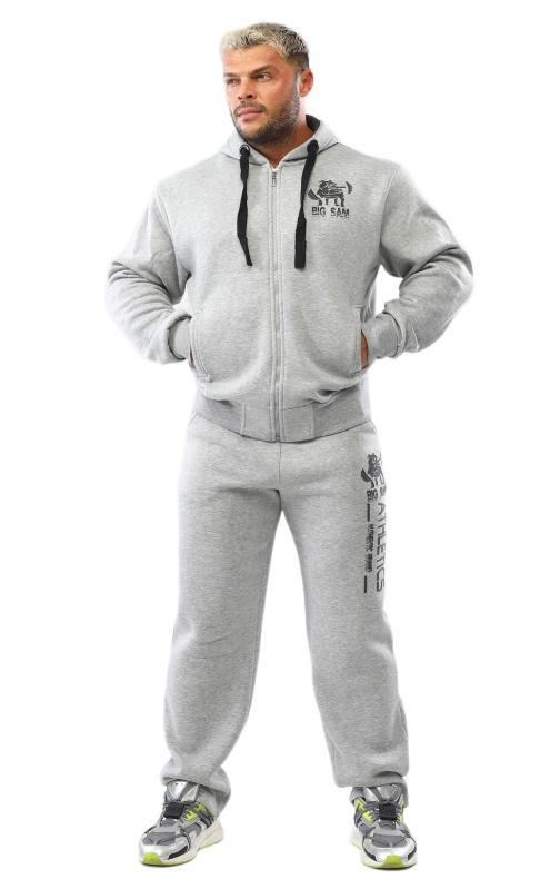 Спортивний костюм теплий Big Sam 103611 сірий розміри S-XXXL