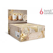 Свечи ароматизовані в склянці Bartek God's Spa з бамбуковим гнітом 150 г, фото 3