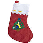 Чобіт новорічний для подарунків фетровий 33х15х19см арт.6241-8, фото 2