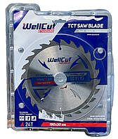 Диск пильний по дереву WellCut Standard 190*30 24T