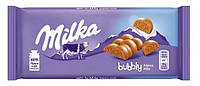 Молочний пористий шоколад Milka Bubbly 100г