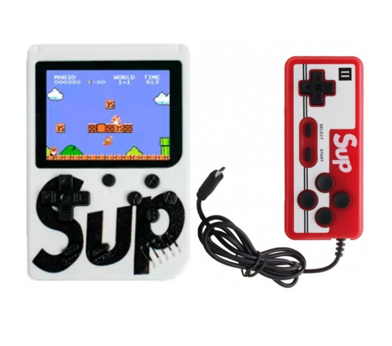 Портативна приставка консоль з джойстиком Sup Game Box White, фото 1