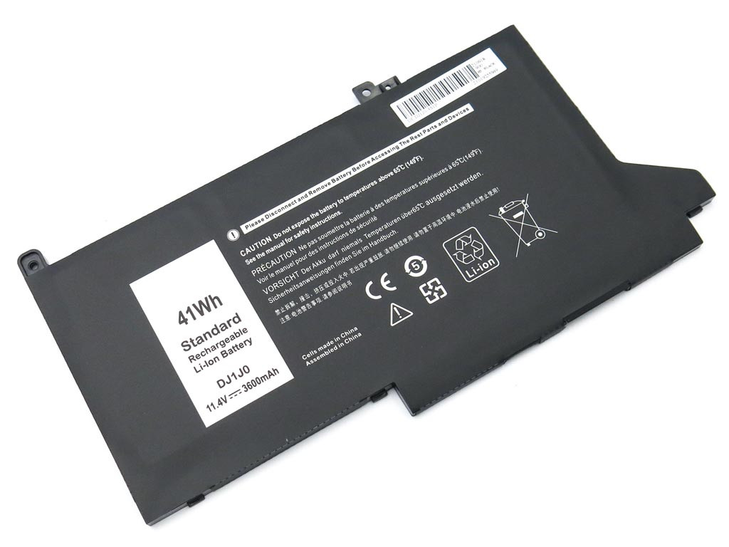 11.4V 3600 mAh батарея для DJ1J0 DELL Latitude 12 7000, 7280, 7290, 7380, 7390, 7480, 7490 Tablet PC (PG74G,