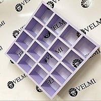 Вітрина для перукарні VM624 ДСП Swisspan Білий, 60х60х15 см (Velmi TM)