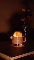 Портативна соляна лампа зі зволожувачем повітря на 360 мл Doctor-101 SalTee для дитячої кімнати і спальні, фото 7