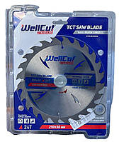 Диск пильный по дереву WellCut Standard 210х30 24T