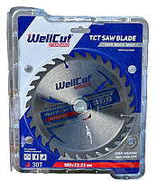 Диск пильний по дереву WellCut Standard 180*22.23 30T