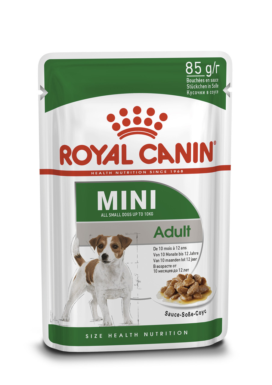 Вологий корм для дорослих собак ROYAL CANIN MINI ADULT IN GRAVY 0.085 кг