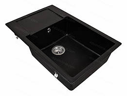 Гранітна мийка Aquaton №2 50х78 Чорна