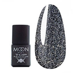 Топ для нігтів світловідбиваючий MOON FULL Top fashion disco (без липкого шару) 8 мл.