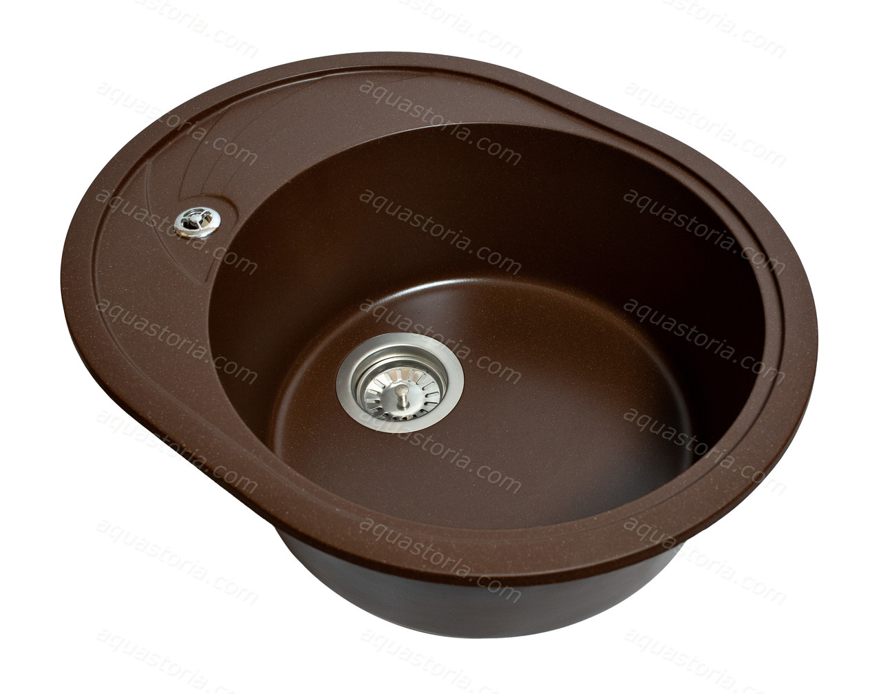Гранітна мийка Aquaton №4 58х47 Шоколад, фото 1