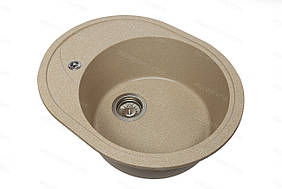 Гранітна мийка Aquaton №4 58х47 Бежева