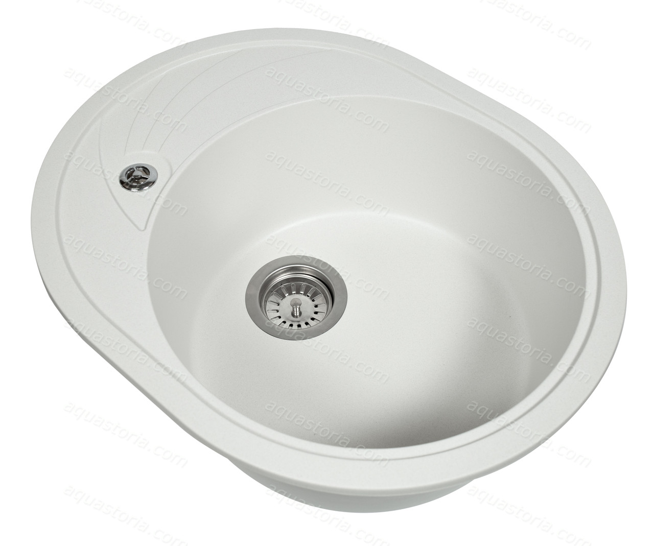 Гранітна мийка Aquaton №4 58х47 Біла