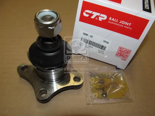 Опора кульова верх Mitsubishi Pajero 90- Pajero Sport 98-08 L 200 96- NEW CB0247 (вир-во CTR)
