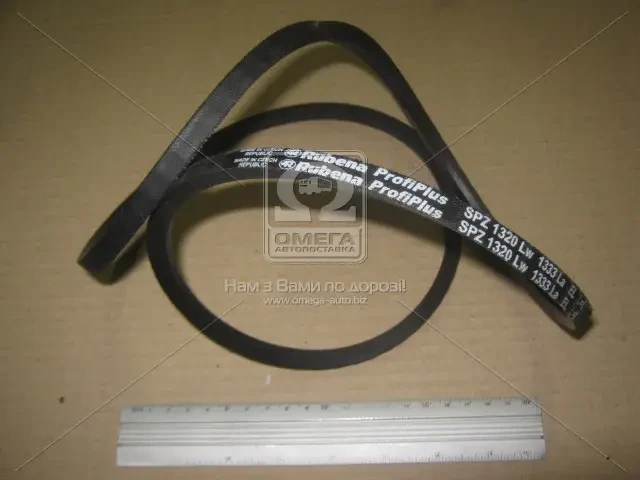 Ремінь 8,5 х8х1320 помпа КАМАЗ 740, ЗІЛ 133 ГЯ, УРАЛ 4320 (вир-во Rubena), фото 1