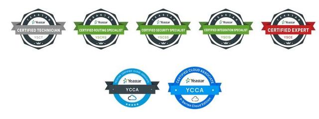 Сертифікати від компанії Yeastar - виробник апаратних та програмних IP-АТС, VoIP-шлюзів, GSM-шлюзів