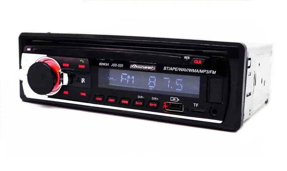 Автомобільна Магнітола Pioneer JSD-520 Bluetoоth+2xUSB+microSD+AUX