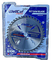 Диск пильний по дереву WellCut Standard 230*22.23 40T