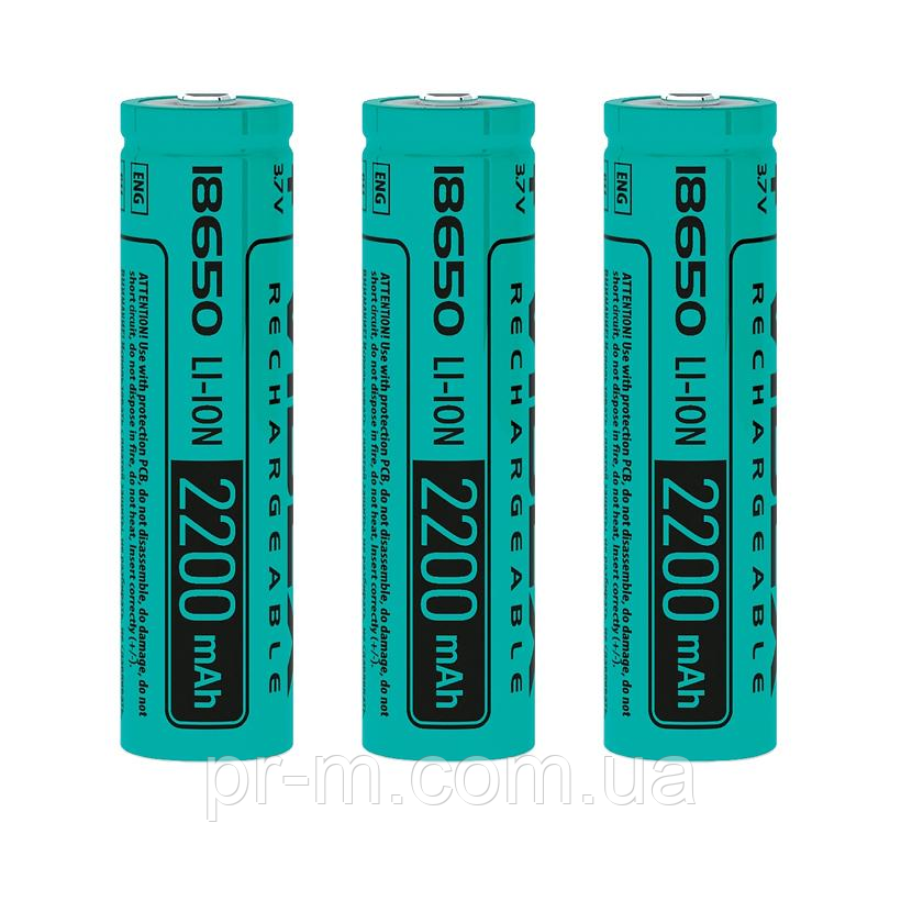 Батарейка акумулятор 18650 VIDEX 2200mAh